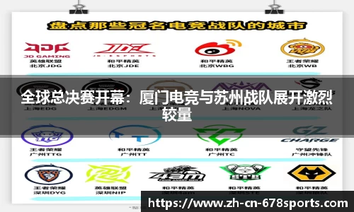 全球总决赛开幕:厦门电竞与苏州战队展开激烈较量